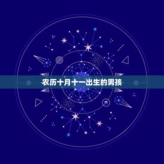 农历十月十一出生的男孩