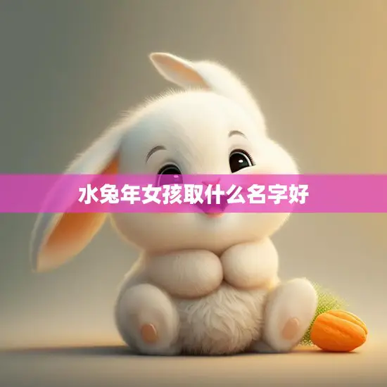 水兔年女孩取什么名字好(如何选择适合女孩的名字)