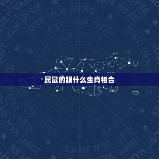 属鼠的跟什么生肖相合