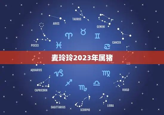 麦玲玲2023年属猪 麦玲玲2023年属猪