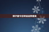 狮子座今日财运运势查询：机会来袭，如何把握？