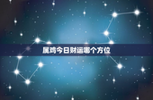 属鸡今日财运哪个方位：东南西北，哪个方位藏着你的财富密码？