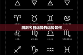 测测今日运势的运势如何：心理暗示还是思考模式？