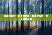 金牛座纠缠一辈子的星座，金牛座纠缠一辈子的星座男
