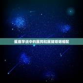 属狗和属猪婚姻相配吗(介绍星座学说与实际情况)