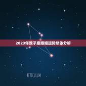 2023年双子婚姻运(顺风顺水幸福美满)